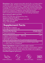 Femmenessence® MacaLife® – Clinically Proven Perimenopausal Organic Vegan Supplement for Natural Hormone Balance, Symptom Relief, Heart & Mood Support (360 Capsules, 180 Day Supply)