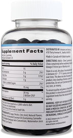 Amazon Brand - Solimo Prebiotic & Probiotic Gummies, Two Billion CFU, Blue Raspberry, 50 Count (2 per Serving) (Pack of 2)