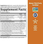 Garden of Life Vitamin Code Raw Iron Supplement - 30 Vegan Capsules, 22mg Once Daily Iron, Vitamins C, B12, Folate, Fruit, Veggies & Probiotics, Iron Supplements for Women, Energy & Anemia Support
