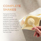 Complete by JuicePlus+ Single Serve French Vanilla Shakes - Plant-Based Nutrition - Whole Food Based Shake Powder with Protein, Fiber & Prebiotics - 30 Servings (2 Pouches, 30 Servings)