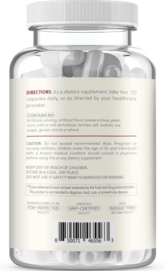 Herbal Uric Acid Support Formula - Kidney & Uric Acid Cleanse & Detox with Chanca Piedra Tart Cherry Celery Seed Bromelain & Cranberry Extract - Made in a GMP Certified Facility (90 Servings)
