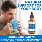 Super Fulvic Minerals: Herbal Detox - 2 oz. | 128 Servings. Nutrient-Rich Formula for Enhanced Absorption, Gut Health Support, and Antioxidant Protection. Made in USA.