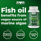 Fish Oil Alternative - Vegan Omega 3 Supplement Algae Oil DHA, EPA, DPA - Plant Based Omega 3 Fatty - Organic & Non-GMO - 150 Softgels