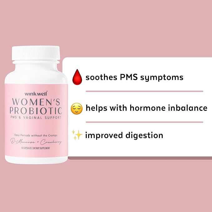 Women's Probiotic | Vaginal Health Probiotic | 14 Billion CFU Pre & Pro Blend | UTI Support with D-Mannose and Cranberry Extract | Urinary Tract Health Support | Digestive enzymes and Gut Health
