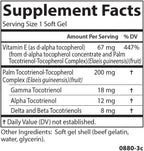 Carlson - Tocotrienols, 40 mg, with Natural-Source Vitamin E, Gamma, Alpha, Delta, Beta, Sustainably Sourced, 30 Softgels (Pack of 2)