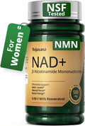 NAD Supplement for Women with Resveratrol - Supports Cellular Energy, Anti-Aging & DNA Repair -Advanced NAD Supplement for Women & Men, Non-GMO, 30-Day Supply