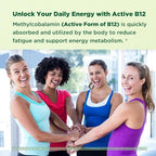Methyl B12 1000mcg (120 Caps) High Absorption Methylcobalamin for Sustained Energy, Nerve & Heart Health* - Vegan Vitamin B12 by Innervis Nutrition