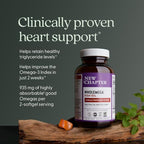 New Chapter Wholemega Fish Oil Supplement - 2000mg per Serving, Clinically Proven Wild Alaskan Salmon Oil with Omega-3 + Vitamin D3 + Astaxanthin, 120 Softgels