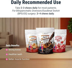 BariatricPal Sugar-Free Calcium Citrate Soft Chews | 500mg with Vitamin D & Probiotics | Piña Colada | 90 Count (1 Month Supply)