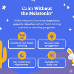 FIRST DAY Kids Magnesium Citrate Gummies (Ages 4+) with No Melatonin | Calm Kids Magnesium Gummies | Bedtime Supplement for Better Sleep with Suntheanine® L-Theanine | Strawberry | 30-Days Supply