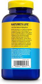 Nature's Life Cal Mag Zinc Complex - Calcium, Magnesium, & Zinc D3 Supplement, 800 mcg per Serving, Trace Mineral Support for Bones and Teeth, Vitamin Formula for Men and Women - 250 Count Tablets