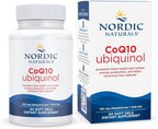 Nordic Naturals Nordic CoQ10 Ubiquinol - 60 Mini Soft Gels - 100 mg Coenzyme Q10 (CoQ10) Ubiquinol - Heart & Brain Health, Cellular Energy Production, Antioxidant Support - Non-GMO - 60 Servings