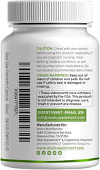Saw Palmetto Supplement with Pumpkin Seed, 300 Capsules | Promotes Prostate Health | DHT Blocker | Hair Growth Vitamins, Maintain Normal Urinary Frequency