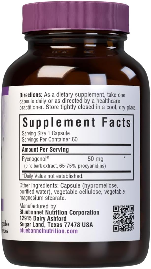 BLUEBONNET NUTRITION PYCNOGENOL 50 mg