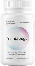 envitamin Slimbiosys Ultra Probiotic Capsule - Pre & Probiotics for Women & Men - Support Your Microbiome