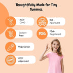 maxmedix Kids Multivitamin Gummies with Omega 3 6 9 | 20 Key Vitamins C, A, D, E, B12 & Zinc - Daily Multivitamin for kids Healthy Immune System, Raspberry & Orange Flavors, 2-Month Supply (120 Count)
