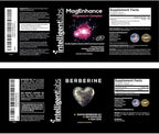 Intelligent Labs 2-in-1 Bundle of MagEnhance Magnesium Supplement (Magnesium L-Threonate Complex with Mg Glycinate and Mg Taurate) and Max Strength Berberine 500MG Capsules