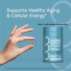 NeoCell NAD+ Resveratrol Supplement | with Multi Collagen Bio-Peptides | 60 Capsules | Supports Healthy Aging & Cellular Energy