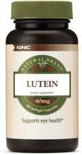 GNC Lutein 40mg, Supports Eye Health, 60 Softgels