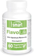 Supersmart FlavoLife (Flavonoid Complex Supplement) - with Luteolin, Myricetin, Fisetin, Rutin, Quercetin, EGCG, Apigenin, Hesperidin | Non-GMO & Gluten Free - 60 Vegetarian Capsules