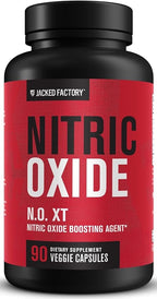 Jacked Factory N.O. XT Nitric Oxide Supplements for Men w/Nitrosigine L Arginine L Citrulline Supplement for Muscle Pumps & Vascularity - Pre Workout Nitric Oxide Booster & Muscle Builder - 90 Caps