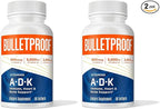 Bulletproof Vitamins A-D-K Softgels, 30 Count, Supplement for Heart, Bone Health and Immune Support (Pack of 2)