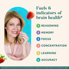 NEURIVA Plus Brain Supplement for Memory, Focus & Concentration + Cognitive Function with Nootropics Phosphatidylserine and Neurofactor, VIT B6 & B12, Strawberry Flavor, 50 Gummies (3 Pack)