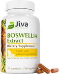 Jiva Botanicals Boswellia Extract Capsules 700mg per Serving - Boswellia Serrata Extract Supplement & Black Pepper - Joint Support Supplement for Normal Joint Health - 120 Capsules (Pack of 1)