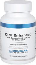 Douglas Laboratories DIM Enhanced - Supports Hormone Balance, Cellular Health & Detox* - With Antioxidants, Green Tea Extract & Wasabia - 30 Vegetarian Capsules