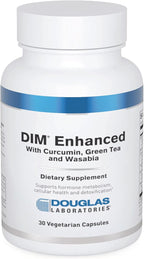 Douglas Laboratories DIM Enhanced - Supports Hormone Balance, Cellular Health & Detox* - With Antioxidants, Green Tea Extract & Wasabia - 30 Vegetarian Capsules