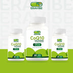 Pure CoQ10 Energy Support High Absorption with Bioperine, 200 mg per Serving, 60 Veggie Capsules, Gluten-Free, Non-GMO