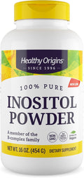 Healthy Origins Inositol Powder, 454 g - for Skin, Hair & Nail Health - Vitamin B8 Powder Supplement - Part of The B Complex Family - Vegan, Non-GMO & Gluten-Free Supplement - 16 Oz