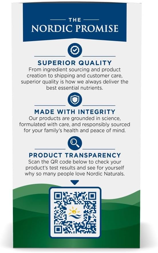 Nordic Naturals Cognition Mushroom Complex, Unflavored - 60 Capsules - Brain, Memory & Mood Support - Blend of Lion’s Mane Mushroom & Bacopa Extract - Non-GMO - Certified Vegan - 30 Servings