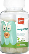 Zahler Chapter One Magnesium Gummies - Supports Calm for Kids - Chewable Magnesium Supplement Gummies to Support Muscle Function - Kosher, Dairy-Free & Gluten-Free - Apple, 60 Count