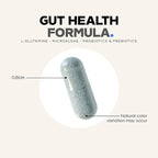 Codeage Gut Health Supplements Vegan Formula - L Glutamine, Zinc, Turkey Tail Mushroom Powder, Tonic Mushroom, Maitake, Micro Algae, Mineral, Licorice Root DGL - Probiotics, Prebiotics - 180 Capsules