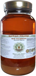 Hawaii Pharm Saw Palmetto Alcohol-Free Liquid Extract, Professional Grade, Small Batch Crafted Saw Palmetto (Serenoa Repens) Dried Berry Glycerite Natural Herbal Supplement, 32 fl.oz