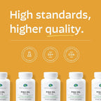 Earth's Splendor Fish Oil Supplement, 120 Softgels, 500mg EPA / 250mg DHA 1000mg, Enteric-Coated, 4 Month Supply