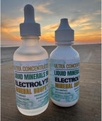 Baja Liquid Electrolytes | Ultra-Concentrated Drops (2 oz) -Natural Organic Non GMO | 100 Servings- Keto Vegan Paleo GLP 1- BAHA Minerals w- Magnesium Potassium (2oz Glass Dropper)