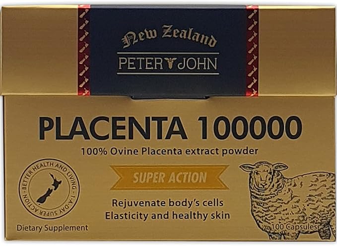 HEALTHFARM Peter John Ovine Placenta 100000 100 Capsules (1)