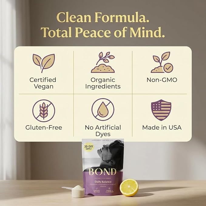 BOND Prenatal Vitamin Drink Mix for Women with Iron, Supports Hormone Balance, Folate & B12 for Energy & Calm Mood, Plant-Based Omega-3 for Cognitive Support, Magnesium, D3, B6, Non-GMO, 30-day Supply