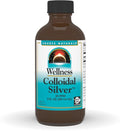 Source Naturals Wellness Colloidal Silver, 30 ppm, Non-GMO Liquid Dietary Supplement that Supports Physical Well Being* - 2 Fluid oz