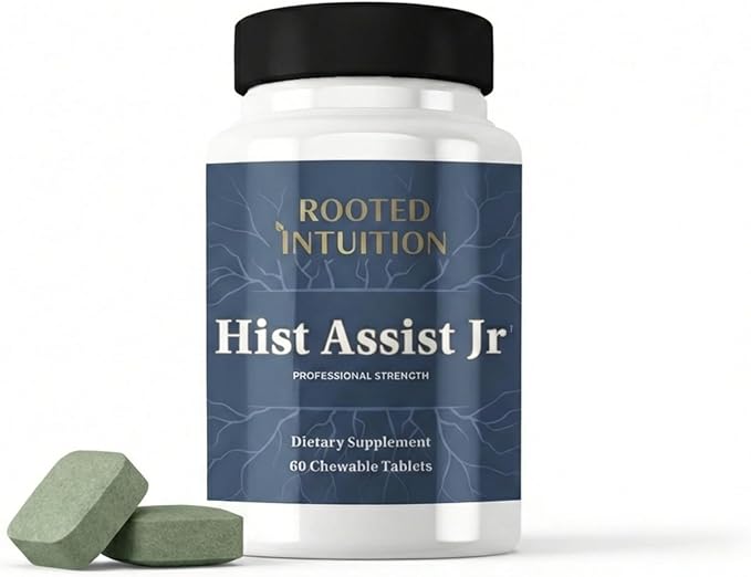 Hist Assist Jr – Kids Chewable Seasonal Support with Quercetin, NAC, Bromelain & Vitamin C | Tasty Berry Flavor | Non-GMO, Gluten Free | 60 Chewable Tablets