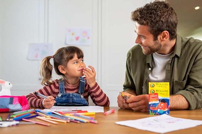 Moller’s ® | Omega 3 Capsules for Children | Natural Fish Oil Omega 3 Fish Oil for Kids | with DHA and EPA, No Gluten, Lactose or Added Sugar & Easy to Chew | Cola Flavor | 36 Capsules