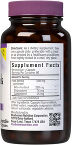 Bluebonnet Nutrition Plant Sterols 500mg Heart Health Supplement for Men & Women* - Non-GMO Beta-Sitosterol from Sunflower Oil - Vegan, Gluten-Free - 90 Vegetable Capsules