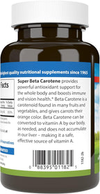 Carlson - Super Beta Carotene, 25000 IU (15 mg), Vitamin A as Beta Carotene, Bioavailable and Bioactive Form, Vision Health, Healthy Skin, 250 Softgels