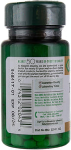 Nature's Bounty Folic Acid Supplement, Supports Cardiovascular Health, 800mcg, Multi, No Flavour,750 Count, Pack of 3
