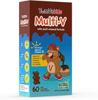 YUM-V'S Kids Multivitamin Chocolate Bears for Immune & Bone Support – 16 Kids Vitamins & Minerals with A, B Complex, Magnesium & Zinc – Daily Toddler Vitamins in Milk Chocolate – 60 Count, Pack of 1