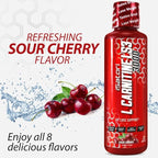 iSatori L-Carnitine LS3 3000, Liquid L-Carnitine with Acetyl L-Carnitine, L-Carnitine L-Tartrate, Stimulant Free Pre Workout, Low Calorie, No Sugar, Gluten, Keto-Friendly, Sour Cherry (32 Servings)