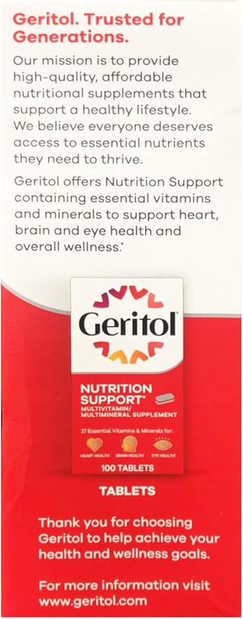Geritol Liquid Supplement, B-Vitamins & Iron 12 Fluid Ounce (Pack of 4)