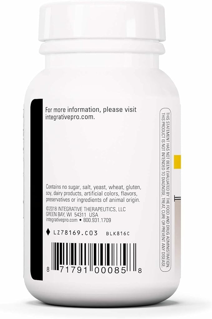 Integrative Therapeutics Berberine Complex - Daily Digestive Health Support* - Proactive & Convenient Supplement for Gut Health* - Vegan, Gluten-Free & Dairy-Free - 90 Capsules (45 Servings)